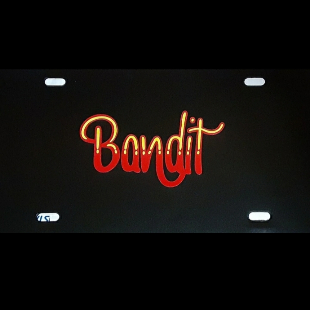 BANDIT license plate